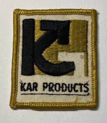 Vintage Kar Products Inc. Logo Patch Badge Barnes Group Des Plaines Illinois