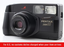     PENTAX Zoom 90 Black 38-90mm Tele-Macro Point  Shoot From JAPAN Near MINT 