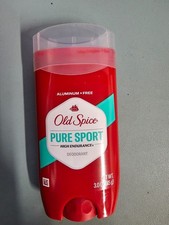 3 PACK Old Spice Mens Deodorant High Endurance Pure Sport Aluminum Free - 3 oz