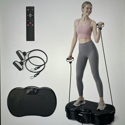 HTM Vibration Plate Exercise Machine - 300 lbs Weight Capacity 120 Speed Levels