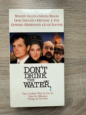 Don't Drink the Water VHS Tape Woody Allen Michael J Fox