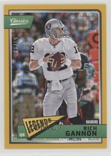 2018 Panini Classics Legends Timeless Tributes Gold 55/99 Rich Gannon #170 0l1