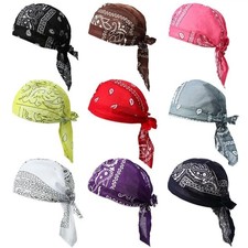 Paisley Cooling Headscarf Cap Bandana Beanie Motorcycle Pirate Head Wrap 2026