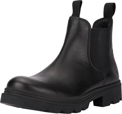 ECCO Men's Grainer Chelsea Boot 12-12.5, Black/Black
