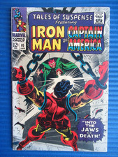 TALES OF SUSPENSE # 85 - (VG+) -IRON MAN/CAPTAIN AMERICA-MANDARIN-JAWS OF DEATH
