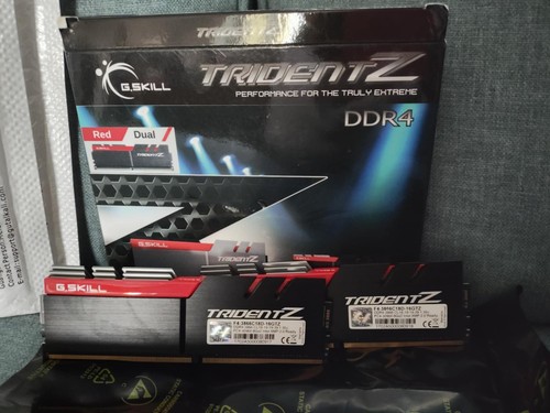 G.SKILL Trident Z DDR4 3833 CL18-19-19-39 1.35 XMP F4-3866C18D-16GTZ RAM 16GB