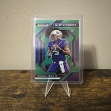 2024 Panini Prizm Draft Picks New Recruits Michael Penix Jr. #NR-MPJ Green Prizm