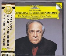 CD DG Stravinsky Petrushka The Rite of Spring Pierre Boulez TR Limited Edition