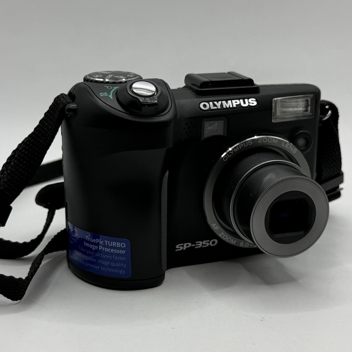 Olympus SP-350 8.0MP Digital Camera 3x Optical Zoom Black Tested
