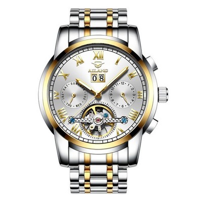 AILANG Multifunction Week/Date Luminous Tourbillon Automatic Mechanical Watch