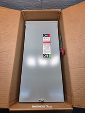 GENERAL ELECTRIC SAFETY SWITCH, TG3223R, 2 Pole, 3 Wire, 240VAC, 100 Amps, New