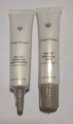 Crepe Erase Flaw-Fix Intensive Lip Treament Set - Lip Repair & Lip Polish SEALED