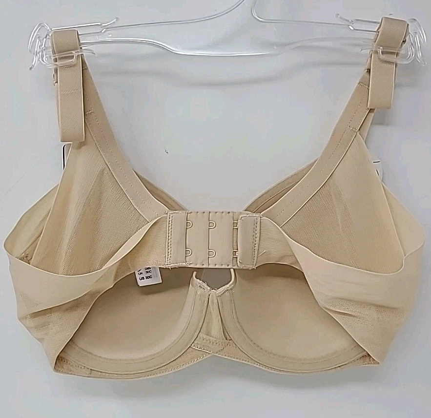 Wacoal Full Figure Ultimate Side Smoother Contour Bra 30 C Beige Size 30C NWT - Image 2 of 4
