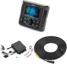 Clarion CMM-30BB Hideaway Marine Source Unit NMEA 2000 CMR-30 Wired Marine...