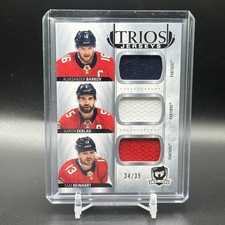 2021-22 UD The Cup Aaron Ekblad/Aleksander Barkov/Sam Reinhart Trios Jersey /35