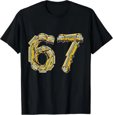 Fun School Bus 67 Teacher Appreciation 67 Meme Bus Driver T-Shirt Gift for Dad,