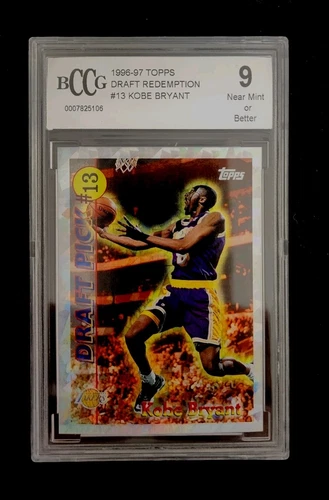  1996 Topps Draft Redemption Kobe Bryant RC #DP13 BCCG 9 Rookie Lakers HOF 