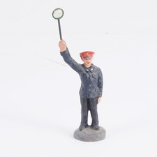Elastolin Figur Eisenbahn Schaffner 8,5 cm