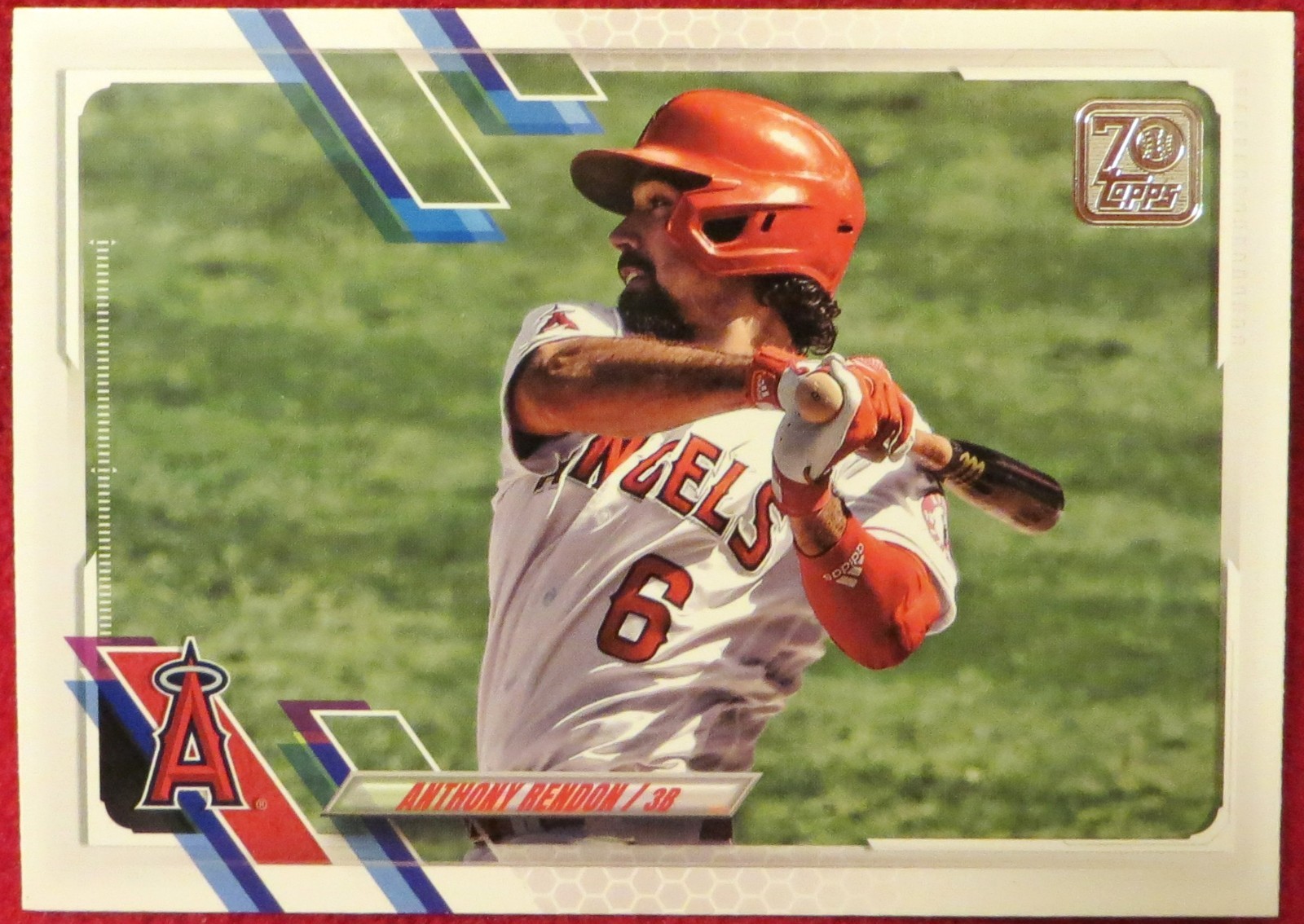 Anthony Rendon 2021 Topps #550 Short Print SP Photo Image Variation
