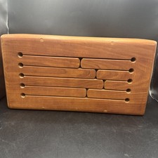 Handmade Wooden Tongue Drum / Slit Drum-8 Tongue Includes set of Rubber Mallets