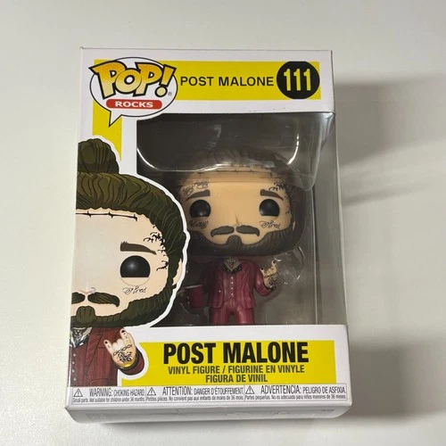 Funko POP! Rocks - Post Malone #111 Vinyl Figure New In Damaged Box See Pics