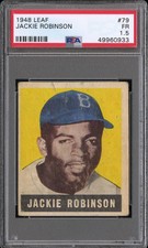 1948 Leaf Jackie Robinson #79 PSA 1.5