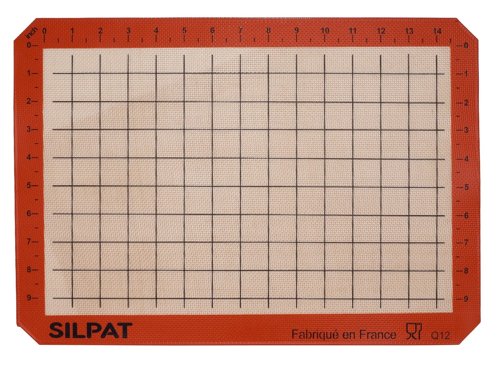 Premium Non-Stick Silicone Baking Mat, Gridded Half Sheet 11.6" x 16.5" - Perfec
Opens in a new wind