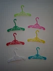 7 Vintage Barbie Skipper Doll Filigree Hangers