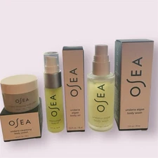 LOT x3 OSEA Undaria Algae Body Wash 45ml + Body Polish 30g + Body Oil 18ml - NIB
