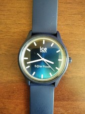 Ice Watch Unisex Uhr, Blau Solar Power lädt über Sonnenlicht! 