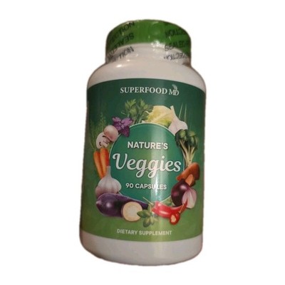 Superfood MD Nature's Veggies - 90 Capsules - Whole Food Dietary Supplement