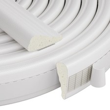 118Inch/3m Wedge Shape Weather Seal Strip Draught Excluder for Windows and Doors