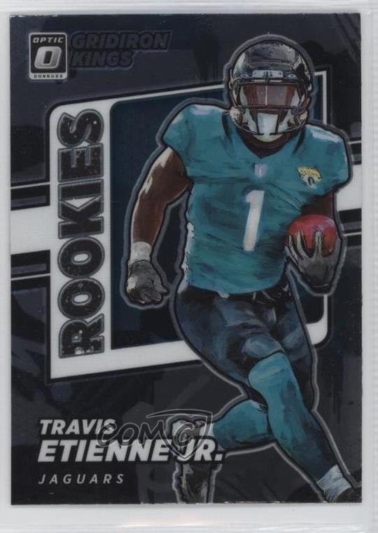 2021 Panini Donruss Optic Rookie Gridiron Kings Travis Etienne Jr RC 0nr3