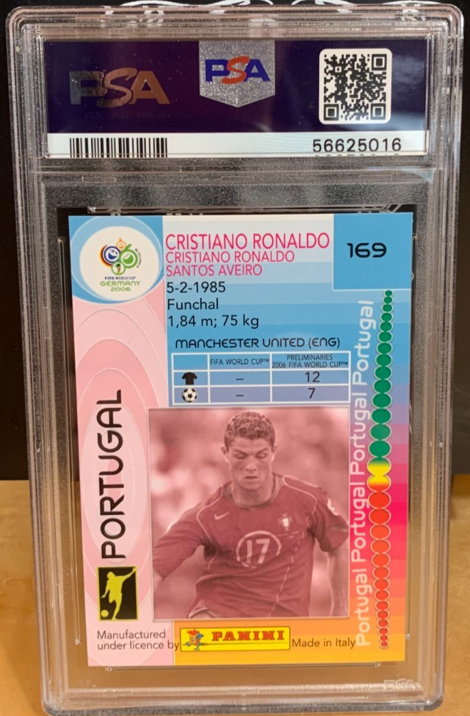 PANINI 2006 world cup クリスティアーノ・ロナウド 2006 Panini FIFA World Cup Germany - Cristiano Ronaldo #169 for
