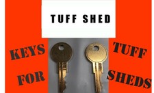 TUFFSHED SET OF 2 KEYS TS01-TS40 REPLACEMENT ...