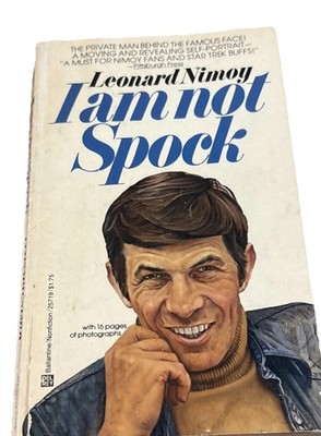 I Am Not Spock Leonard Nimoy First PB Printing Cover Tear/Tanning