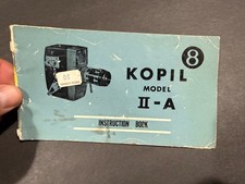 Kopil Model II-A Camera Instructions....Free Shipping