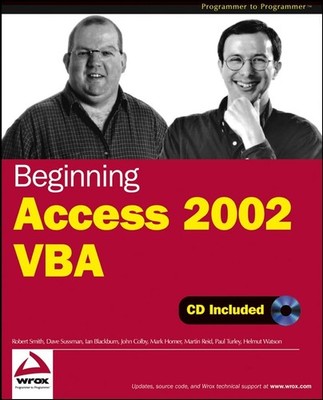 Beginning Access 2002 Vba - paperback Smith, Richard|Smith, Robert