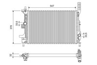 Valeo KüHler, MotorküHlung 701675 FüR Ford