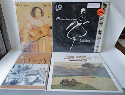 Lot of 4 Classical Vinyl LPs   Geminiani, Maxin, Sibelius, Piastro   Certified!
