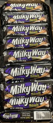 (Short Date) 24 Milky way Midnight Dark Chocolate Bar 1.76oz BULK Candy