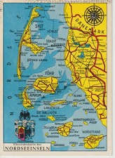 Orientierungs-AK - Nordseeinseln