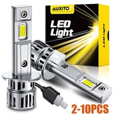 H1 Led Headlight Bulbs Kit 6500k White High Low Beam Light Super Bright2-10x