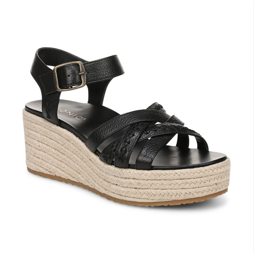 Dana Espadrille Wedge Sandal Women Platform Summer Casual Ankle Strap Shoes