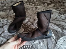 Women Vibram Furoshiki Boots Brown 36