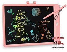 LCD Writing Tablet,Gifts for 3 Years Old Boys and Girls,10 Inch 10in Pink