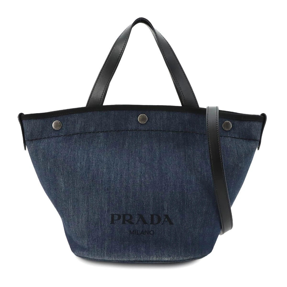PRADA Denim Exterior Shoulder Bag Bags & Handbags for Women for