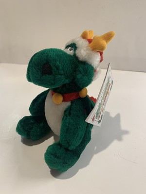 CHRISTMAS DINOSAUR DINGLE Vintage Papel Santa's DINODEER Buddy Plush With Tags