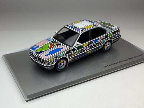 ART CAR 1/18 BMW 525i 1991 Esther Mahlangu (AUTOART NOREV GTSPIRT OTTO MINICHAMP
