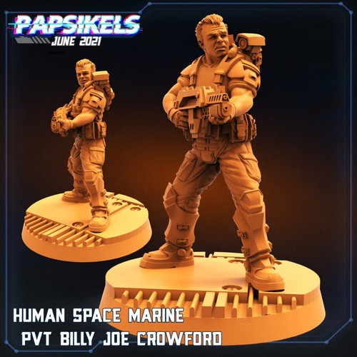 Fireteam Alkasid | Colony Marines | Choose | Squad 5 models | Papsikels - Picture 11 of 12